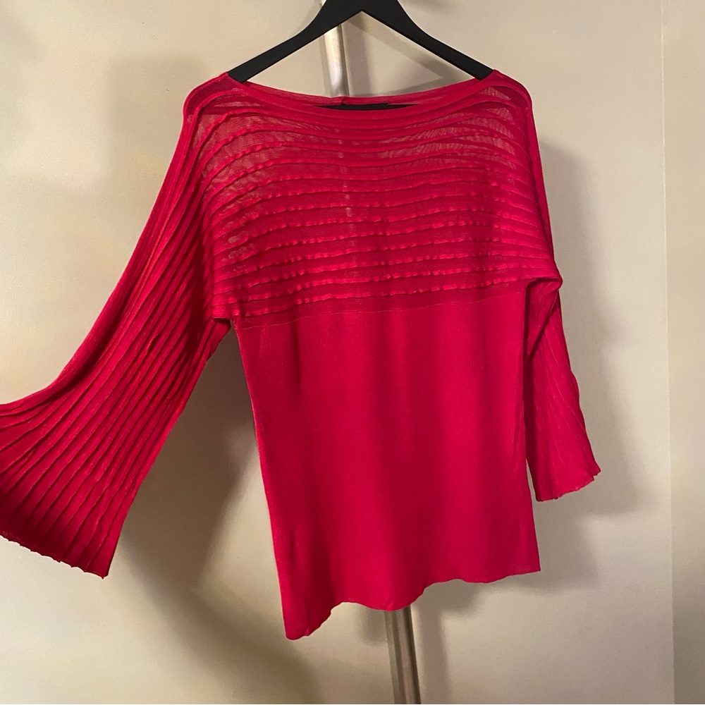 Jaeger - Thin Knit Valentine Sweater